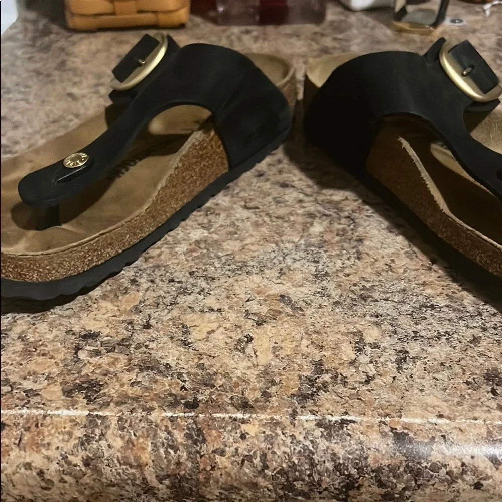 Birkenstock Gizeh Classic w/Big Buckle. Size 38 (US 7-7.5). Made in Germany. - Picture 3 of 11